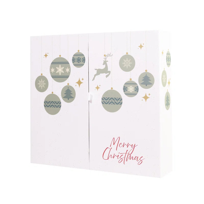 Luxury Fill Your Own 24 day Advent Calendar - Magnetic Close with Ribbon
