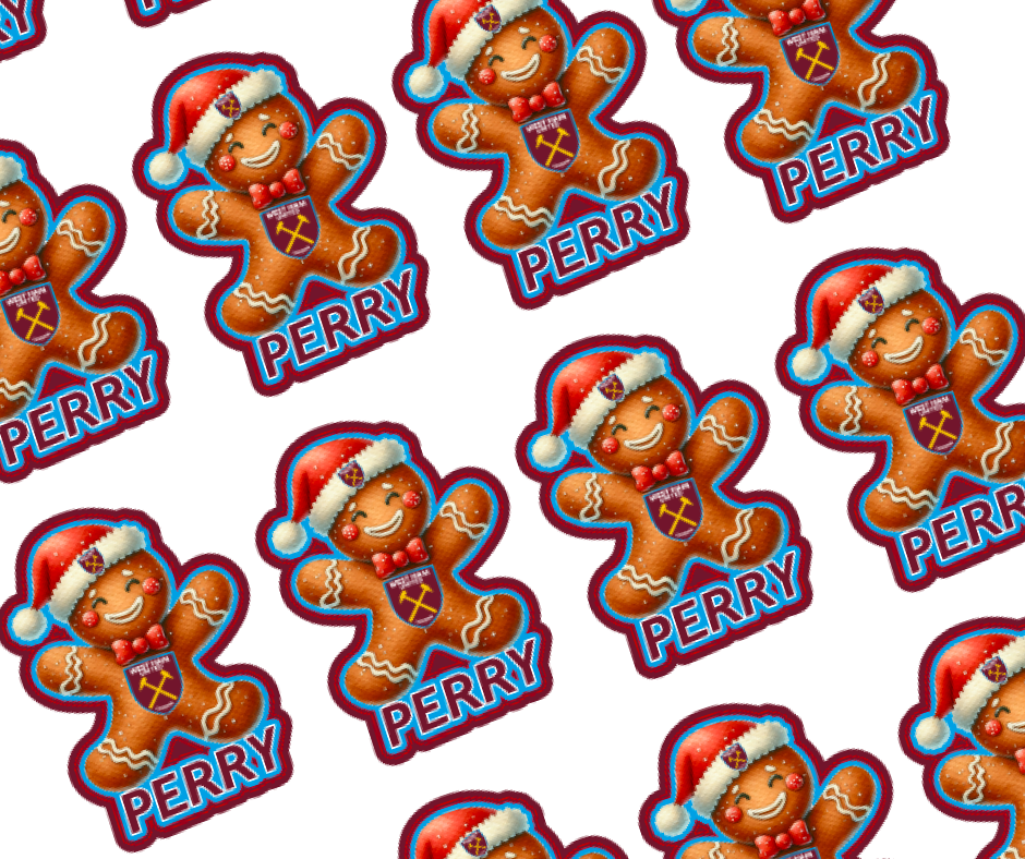 Personalised Christmas Name Label Stickers – Festive Custom Labels for Gifts, Boxes & More 🎅