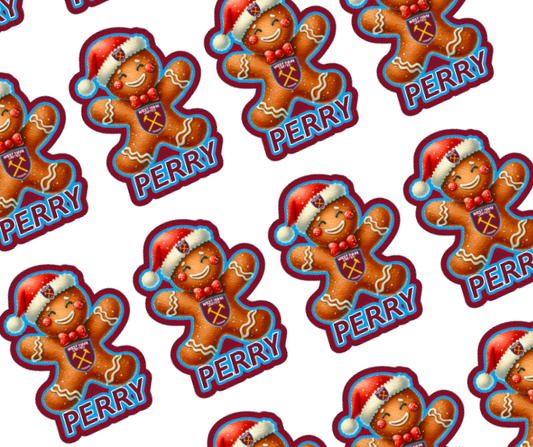 Personalised Christmas Name Label Stickers – Festive Custom Labels for Gifts, Boxes & More 🎅