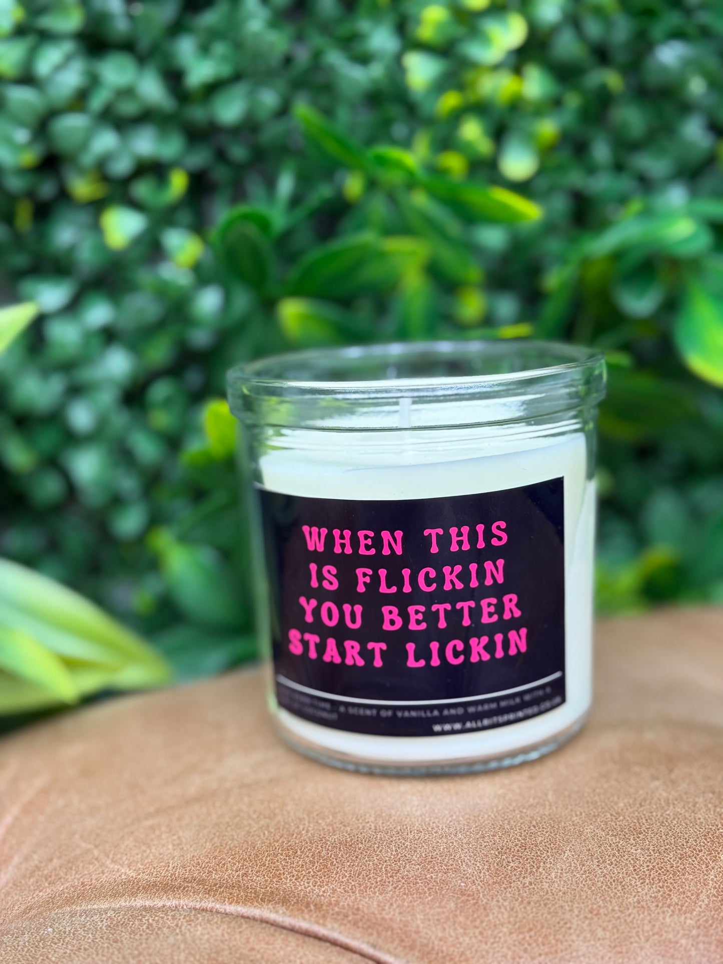 When this is flickin you better start lickin