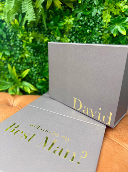 Grooms Proposal Gift Box, content not included