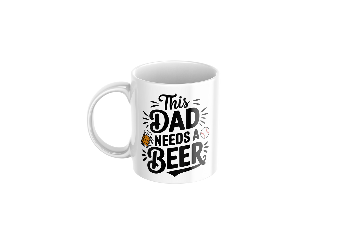 This dad needs a beer - Father's Day Mug