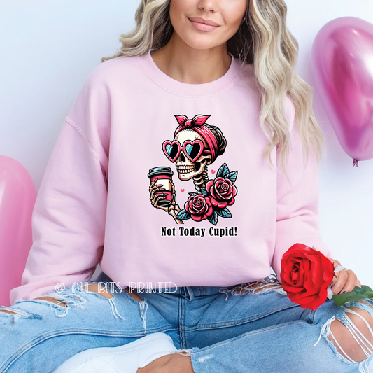 Not today Cupid sweatshirt - All bits printed 