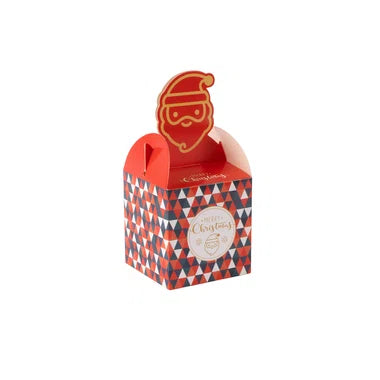 Small Christmas Gift Box - Santa Design (85x85x90mm)